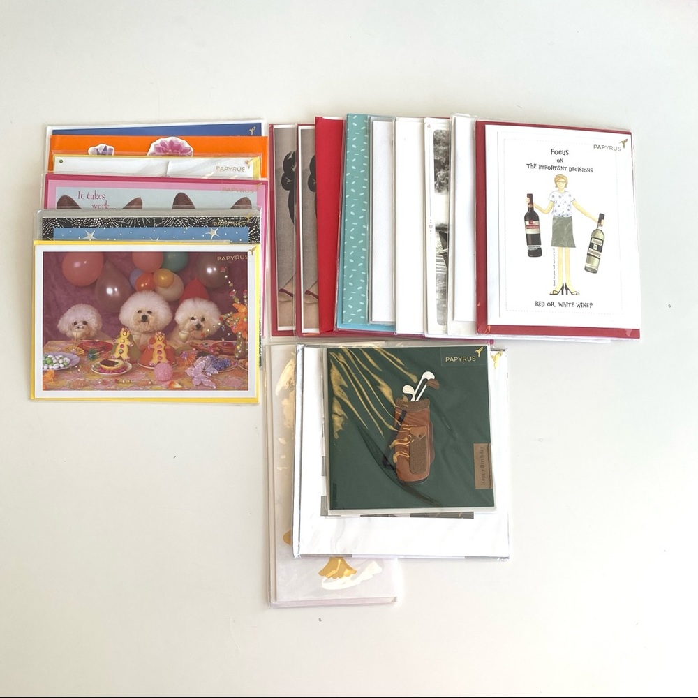 BUNDLE of Papyrus Greeting Cards